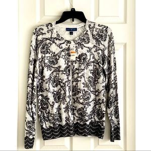 Karen Scott jersey cardigan S